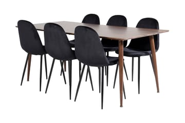 Ypas Spisebord 180 cm Med 6 Pontus kjøkkenstoler - Møbler - Bord - Spisegruppe