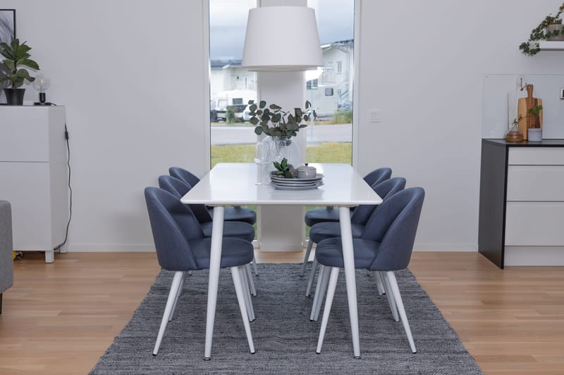 Ypas Spisegruppe 180 cm + 6 Sedavi Spisestoler - Møbler - Bord - Spisegruppe
