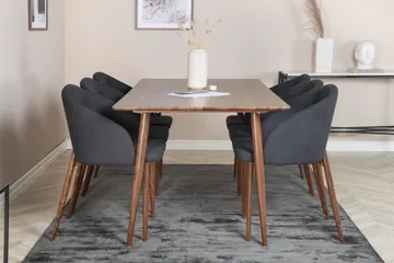 Ypas Spisegruppe 180 cm + 6 stk Kullersbro Spisestoler - Møbler - Bord - Spisegruppe