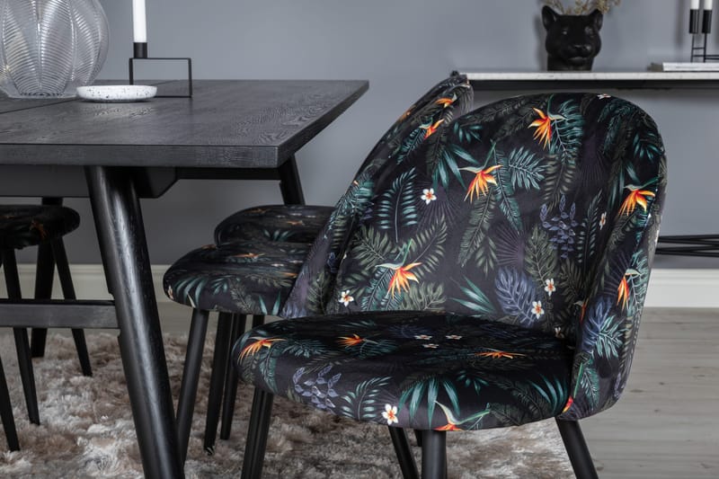 Zenazmi Spisegruppe 195 cm + 6 Sedavi Spisestoler - Møbler - Bord - Spisegruppe