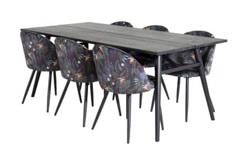 Zenazmi Spisegruppe 195 cm + 6 Sedavi Spisestoler - Møbler - Bord - Spisegruppe