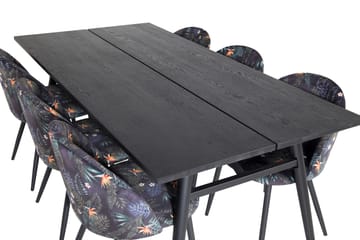 Zenazmi Spisegruppe 195 cm + 6 Sedavi Spisestoler - Møbler - Bord - Spisegruppe