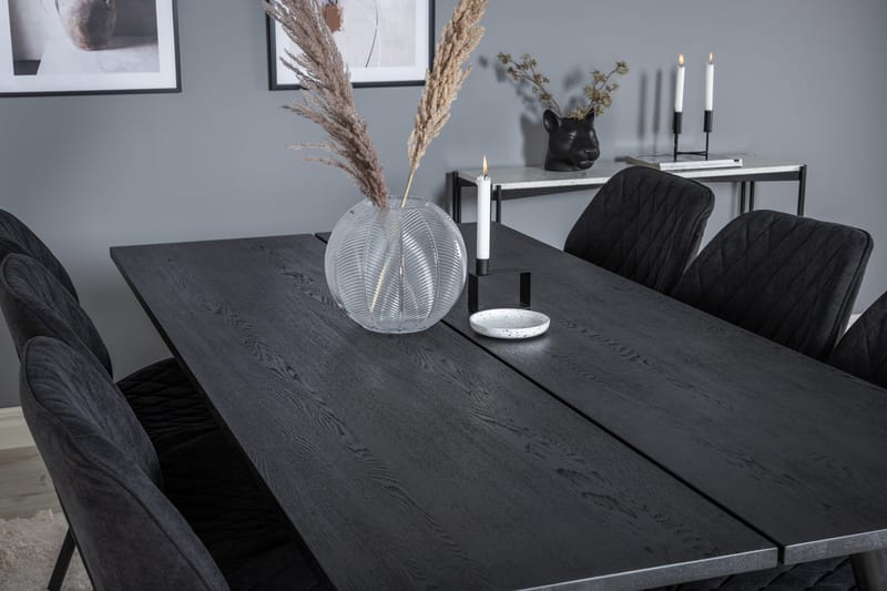 Zenazmi Spisegruppe 195 cm + 6 Sumoas Spisestoler - Møbler - Bord - Spisegruppe