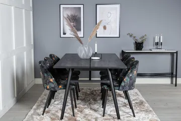Zenazmi Spisegruppe 195 cm + 6 Sedavi Spisestoler - Møbler - Bord - Spisegruppe