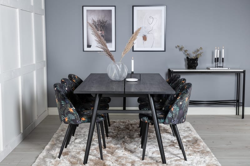 Zenazmi Spisegruppe 195 cm + 6 Sedavi Spisestoler - Møbler - Bord - Spisegruppe