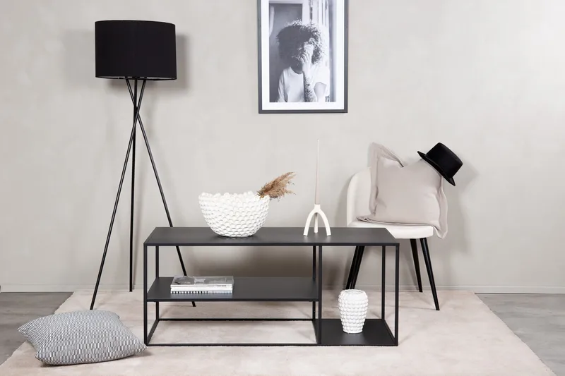 Staal Sofabord 50 cm - Svart - Møbler - Bord - Sofabord & salongbord