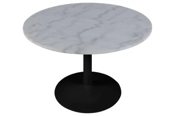 Stabby Spisebord 110x110 cm Rundt - Hvit - Møbler - Bord - Spisebord & kjøkkenbord