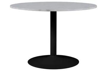 Stabby Spisebord 110x110 cm Rundt - Hvit - Møbler - Bord - Spisebord & kjøkkenbord