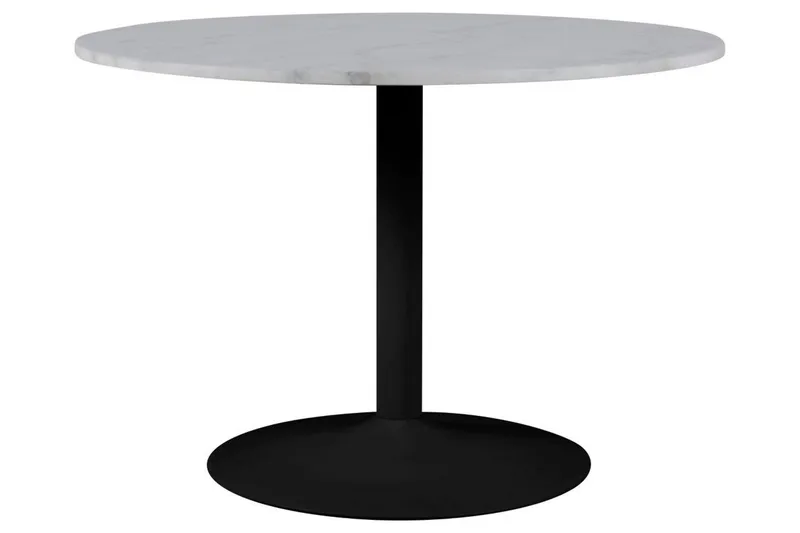 Stabby Spisebord 110x110 cm Rundt - Hvit - Møbler - Bord - Spisebord & kjøkkenbord