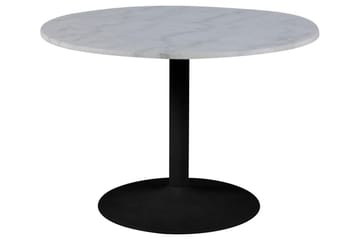 Stabby Spisebord 110x110 cm Rundt - Hvit - Møbler - Bord - Spisebord & kjøkkenbord