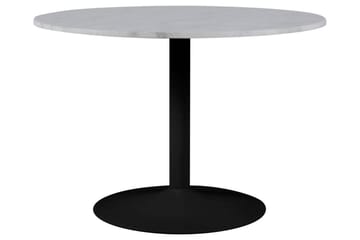 Stabby Spisebord 110x110 cm Rundt - Hvit - Møbler - Bord - Spisebord & kjøkkenbord