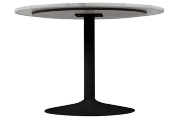 Stabby Spisebord 110x110 cm Rundt - Hvit - Møbler - Bord - Spisebord & kjøkkenbord