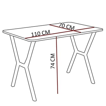Stedum spisegruppe bord 110 cm + 4 stoler - Grå og Svart - Møbler - Bord - Spisegruppe