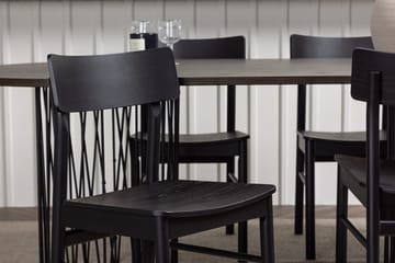 Stone Spisebord 220x100x74 cm Ovalt med 4 Montros spisestoler - Møbler - Bord - Spisegruppe