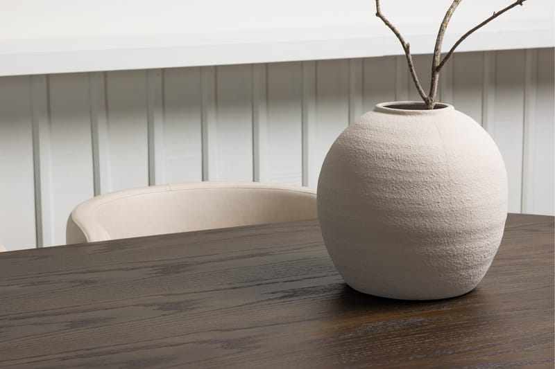 Stone Spisegruppe 220 cm Oval med 4 Simrishamn Stoler - Beige - Møbler - Bord - Spisegruppe