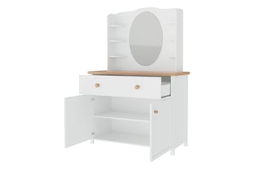 Storys Sminkebord 110x42 cm - Hvit - Møbler - Bord - Sminkebord & toalettbord