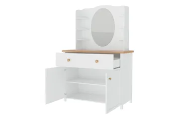 Storys Sminkebord 110x42 cm - Hvit - Møbler - Bord - Sminkebord & toalettbord