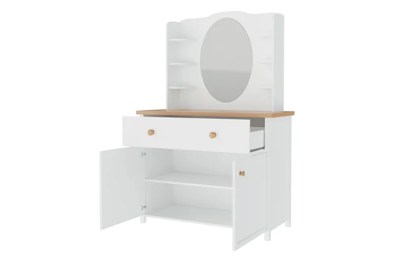 Storys Sminkebord 110x42 cm - Hvit - Møbler - Bord - Sminkebord & toalettbord
