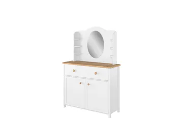 Storys Sminkebord 110x42 cm - Hvit - Møbler - Bord - Sminkebord & toalettbord