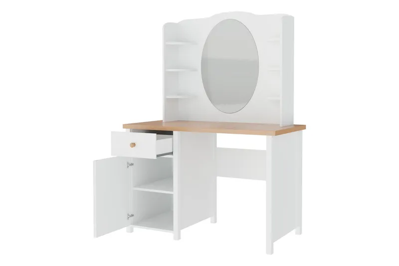 Storys Sminkebord 110x52 cm - Hvit - Møbler - Bord - Sminkebord & toalettbord