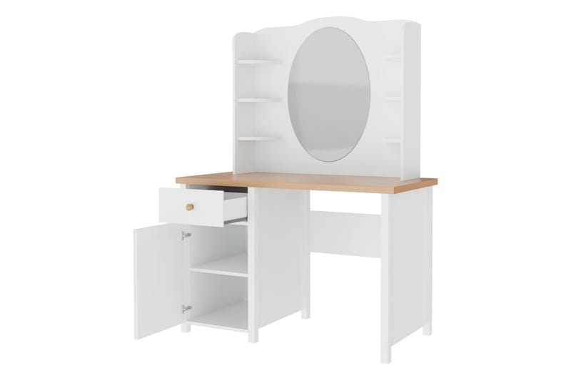 Storys Sminkebord 110x52 cm - Hvit - Møbler - Bord - Sminkebord & toalettbord