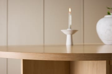 Strada Rektangulært Spisebord 120 cm med Tre- og Eikeutseende - Whitewash - Møbler - Bord - Spisebord & kjøkkenbord
