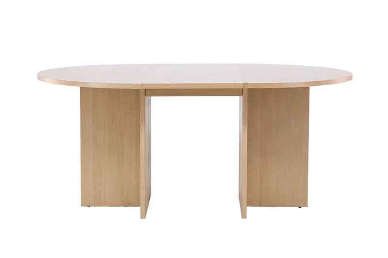 Strada Rektangulært Spisebord 120 cm med Tre- og Eikeutseende - Whitewash - Møbler - Bord - Spisebord & kjøkkenbord