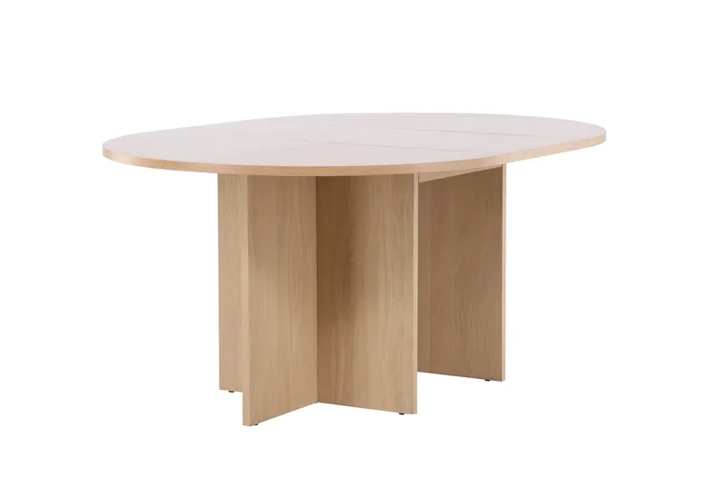 Strada Rektangulært Spisebord 120 cm med Tre- og Eikeutseende - Whitewash - Møbler - Bord - Spisebord & kjøkkenbord