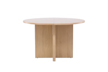 Strada Rektangulært Spisebord 120 cm med Tre- og Eikeutseende - Whitewash - Møbler - Bord - Spisebord & kjøkkenbord