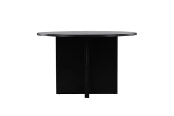Strada Rektangulært Spisebord 120 cm med Tre- og Valnøttutseende - Svart - Møbler - Bord - Spisebord & kjøkkenbord