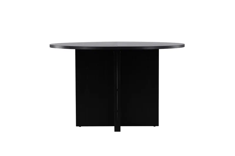 Strada Rektangulært Spisebord 120 cm med Tre- og Valnøttutseende - Svart - Møbler - Bord - Spisebord & kjøkkenbord