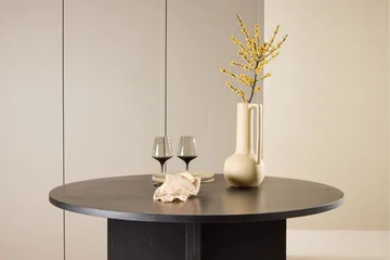 Strada Rektangulært Spisebord 120 cm med Tre- og Valnøttutseende - Svart - Møbler - Bord - Spisebord & kjøkkenbord