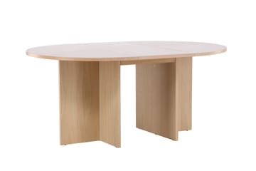 Strada Spisebord 120 cm Rektangulært - Hvitlasert - Møbler - Bord - Spisebord & kjøkkenbord