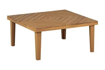 Taviano Sofabord 70x70 cm Kvadratisk - Lysebrun - Møbler - Bord - Sofabord & salongbord