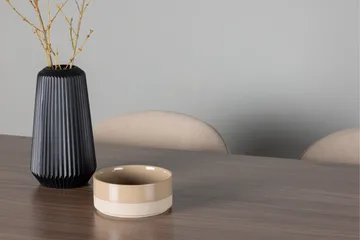 Tempe Matgruppe 140 cm Rektangulær med 4 Velvet stoler - Beige - Møbler - Bord - Spisegruppe