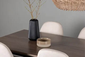 Tempe Matgruppe 140 cm Rektangulær med 4 Polar stoler - Beige - Møbler - Bord - Spisegruppe