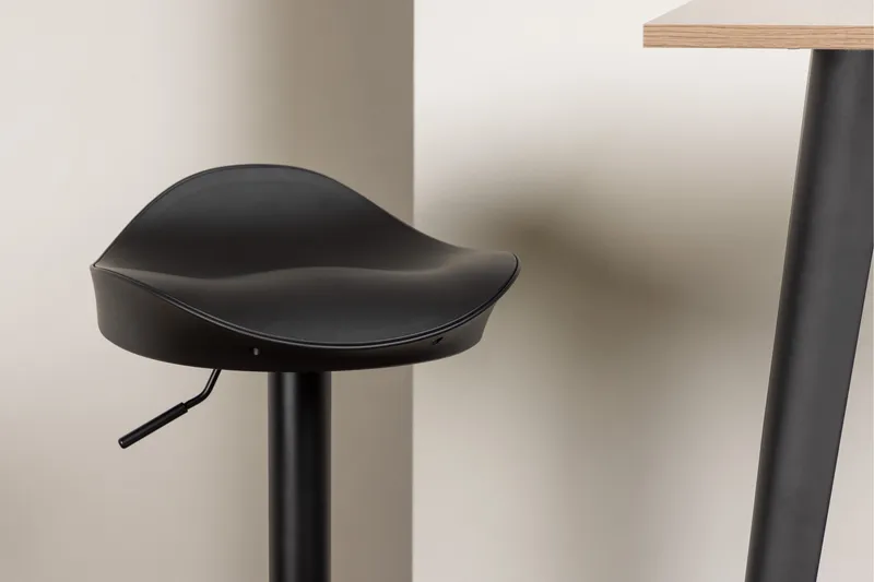 Tempe Matgruppe 60 cm Rektangulær med 2 Adesto stoler - Sort - Møbler - Bord - Spisegruppe