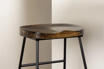 Tempe Matgruppe 60 cm Rektangulær med 2 Ozark stoler - Sort - Møbler - Bord - Spisegruppe