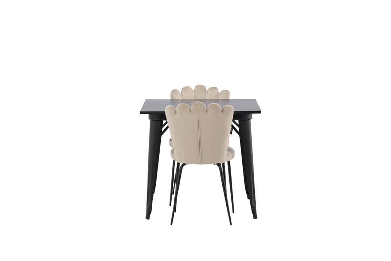 Tempe Matgruppe 80 cm Rektangulær med 2 Limhamn stoler - Beige - Møbler - Bord - Spisegruppe