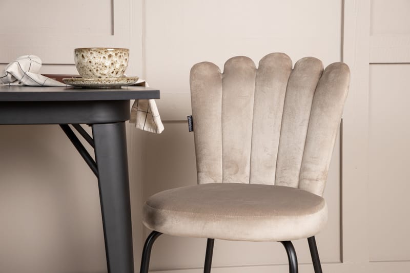 Tempe Matgruppe 80 cm Rektangulær med 2 Limhamn stoler - Beige - Møbler - Bord - Spisegruppe