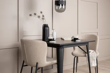 Tempe Matgruppe 80 cm Rektangulær med 2 Modesto stoler - Beige - Møbler - Bord - Spisegruppe