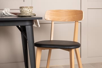Tempe Matgruppe 80 cm Rektangulær med 2 Sanjos stoler - Sort - Møbler - Bord - Spisegruppe