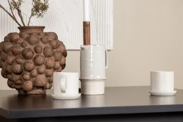 Tempe Matgruppe 80 cm Rektangulær med 2 Velvet stoler - Beige - Møbler - Bord - Spisegruppe