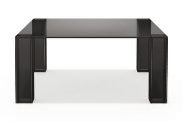 Tetsuya Kvadratisk Salongbord 90x90x30 cm i Glass - Svart - Møbler - Bord - Sofabord & salongbord