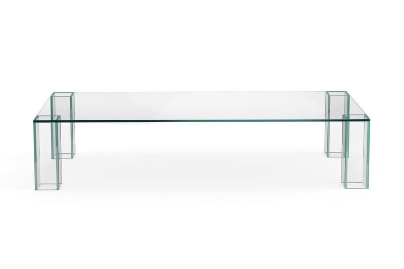 Tetsuya Sofabord 140 cm - Transparent - Møbler - Bord - Sofabord & salongbord