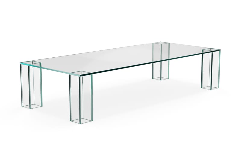 Tetsuya Sofabord 140 cm - Transparent - Møbler - Bord - Sofabord & salongbord