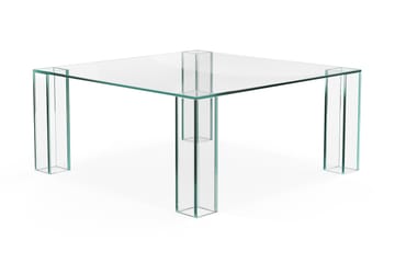 Tetsuya Sofabord 90 cm - Transparent - Møbler - Bord - Sofabord & salongbord