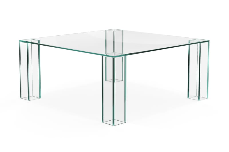 Tetsuya Sofabord 90 cm - Transparent - Møbler - Bord - Sofabord & salongbord
