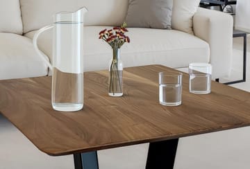 Thyris sofabord 60 cm kvadratisk - Varm brun og svart - Møbler - Bord - Sofabord & salongbord