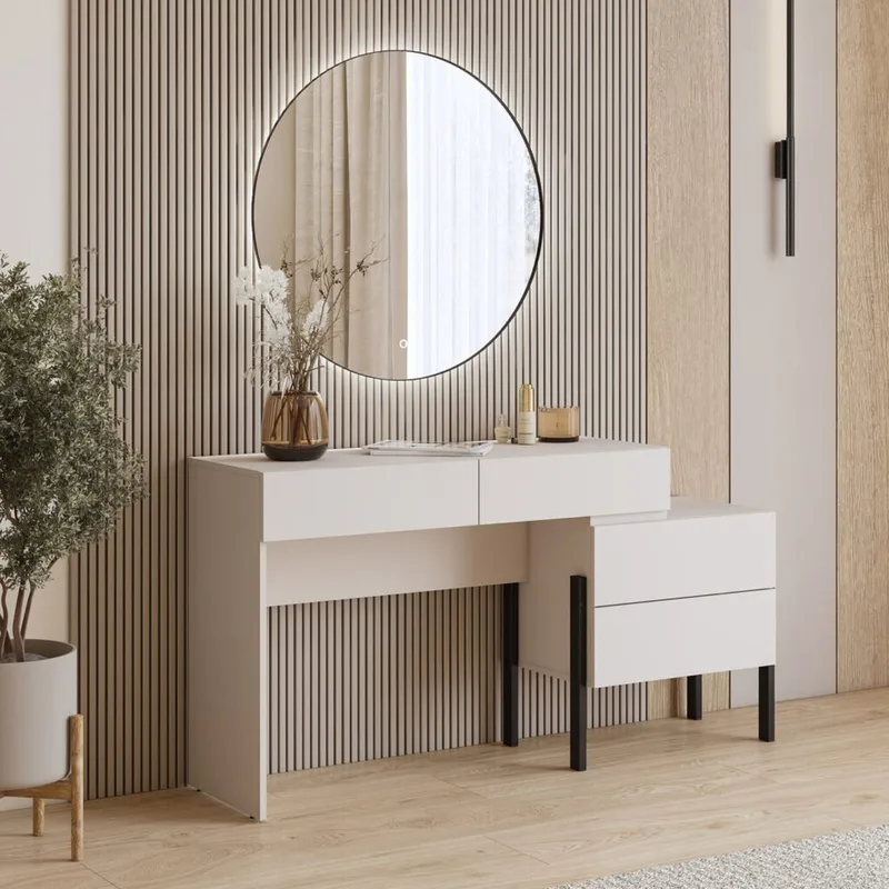 Toalettbord Jukon S med 4 skuffer - Møbler - Bord - Sminkebord & toalettbord